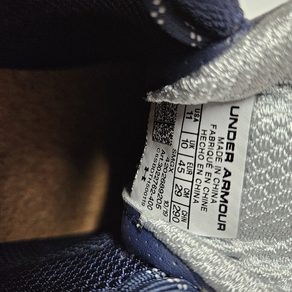 Under Armour HOVR Show GORE-TEX Navy Blue Golf Shoes 3022762-400 Men's Size 11 - Picture 8 of 8